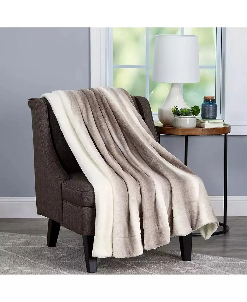 Baldwin Plaid Fringed Throw, 60" x 70" 1