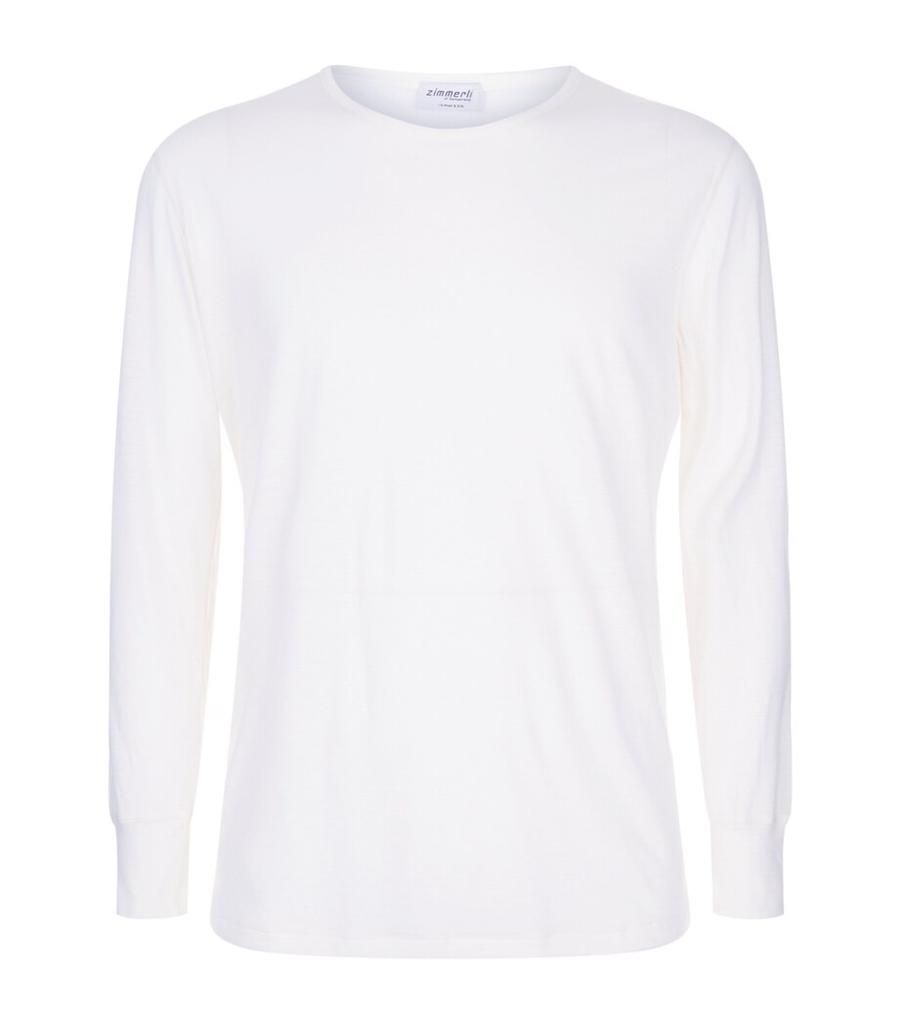 Zimmerli Wool and Silk Long Sleeve Top