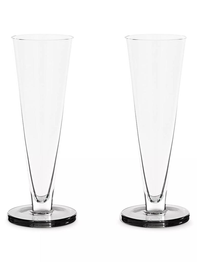 Tom Dixon Puck 2-Piece Flute Glass Set