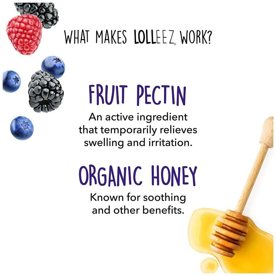LOLLEEZ Organic Throat Soothing Pops For Kids 7