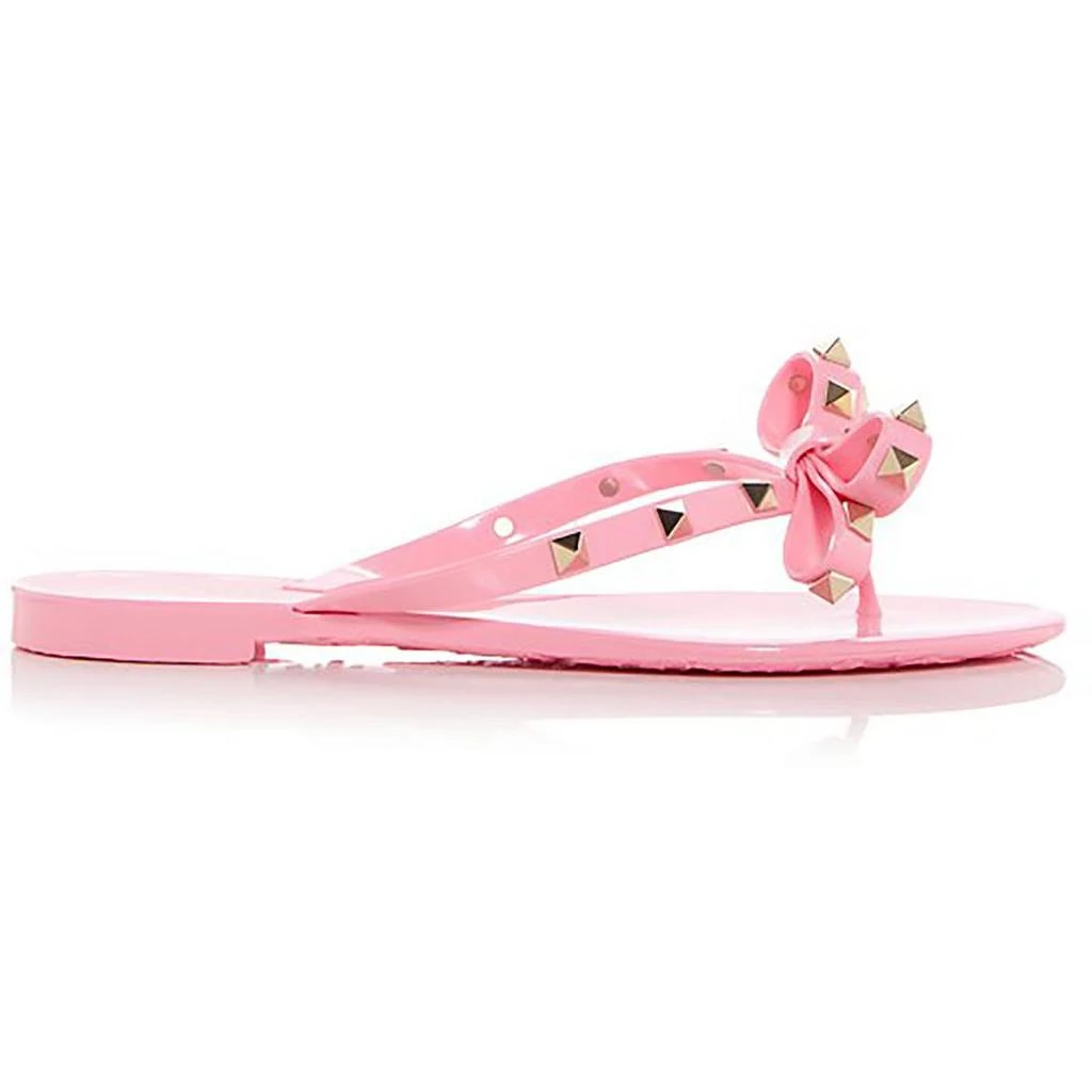 Valentino Rockstud Womens Thong Slip On Jelly Sandals 2