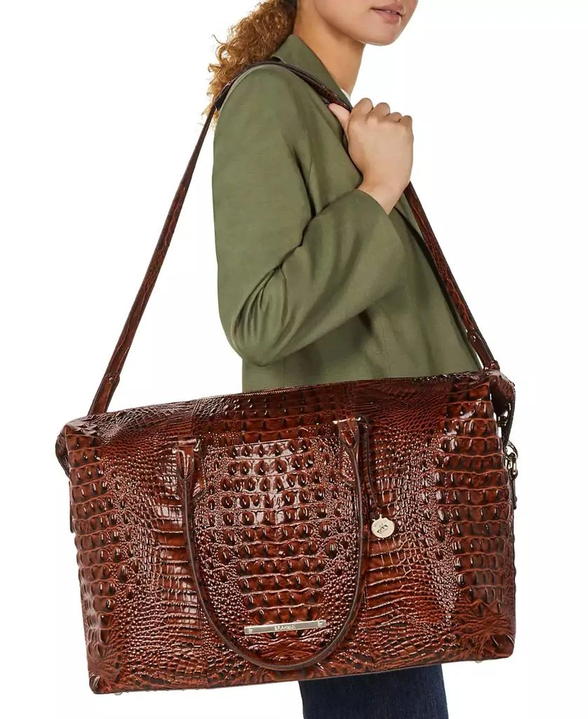 Brahmin Duxbury Weekender Melbourne Leather Extra-Large Travel Duffel Bag 6