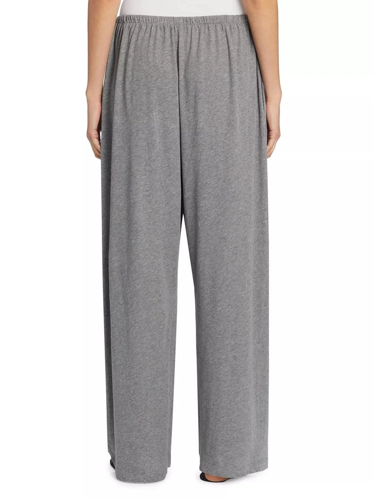 The Row Lanuit Cotton Wide-Leg Lounge Pants 5