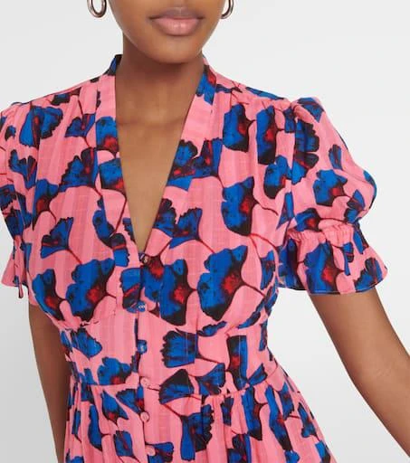 Diane von Furstenberg Erica printed cotton midi dress 4