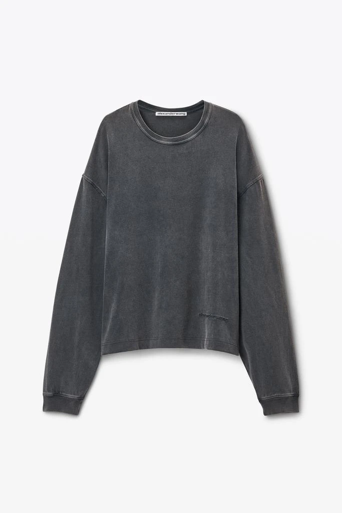 Alexander Wang Men's Long-Sleeve Tee in Cotton Jersey 2