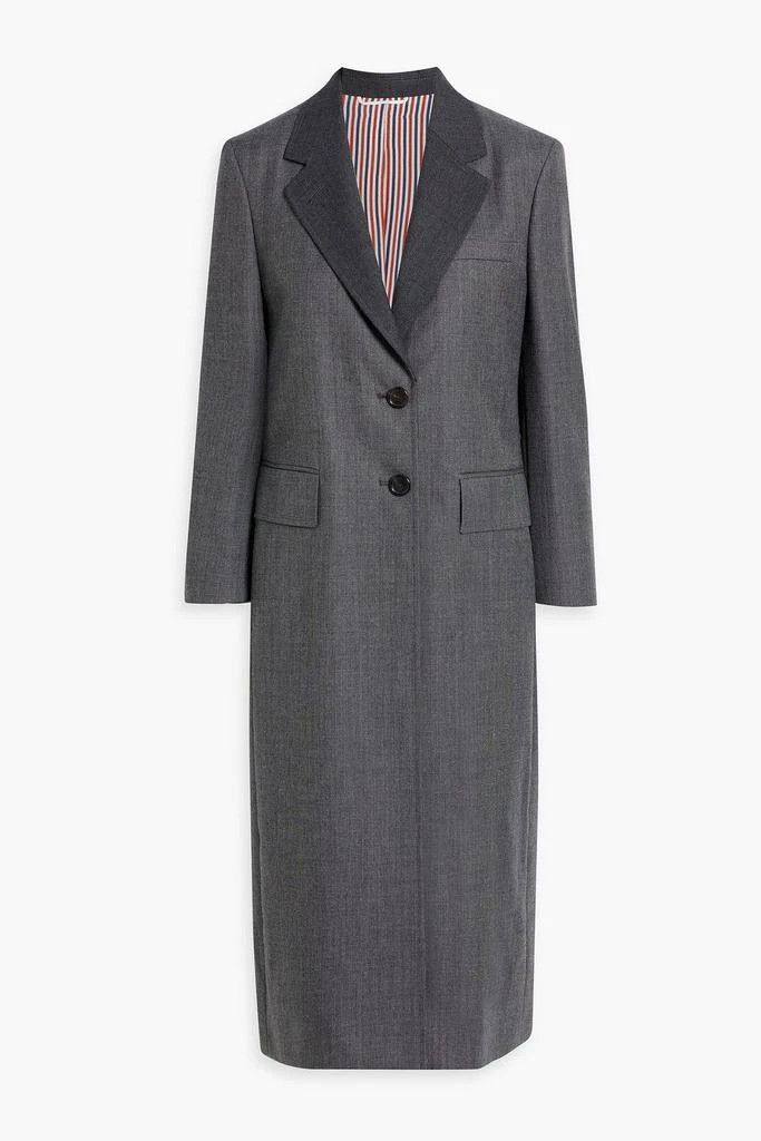 Thom Browne Wool graine de poudre coat 1