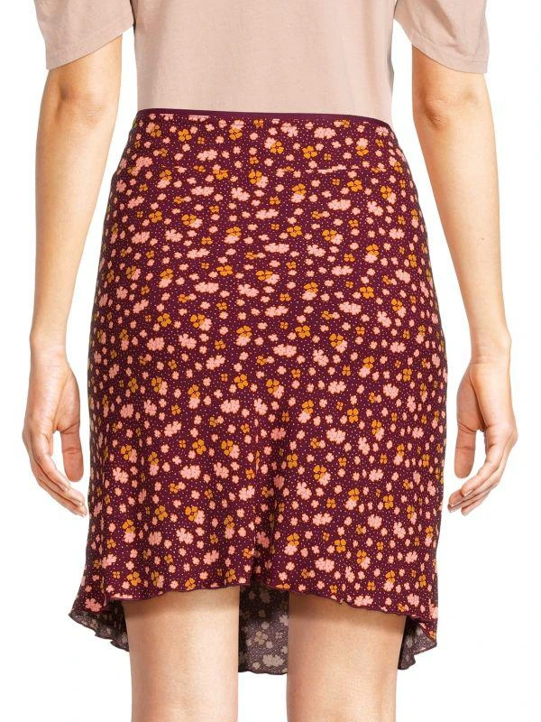 Free People ​IRL Floral Mini Slip Skirt 2