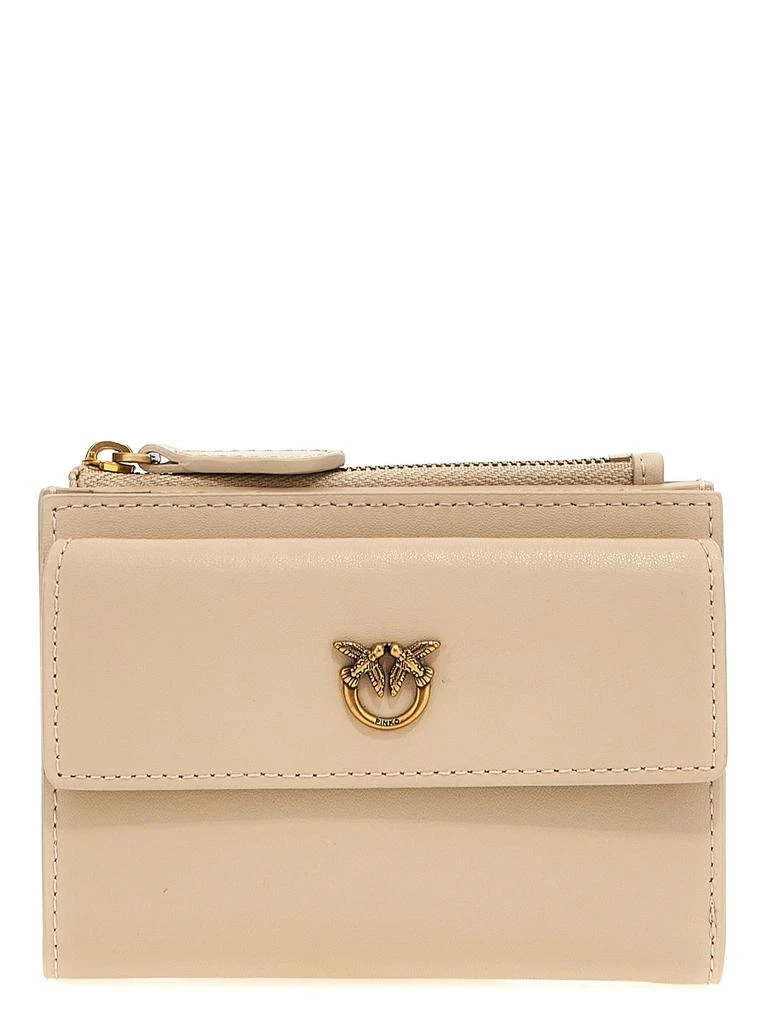PINKO Pinko Love Compact Logo Plaque Small Wallet 1