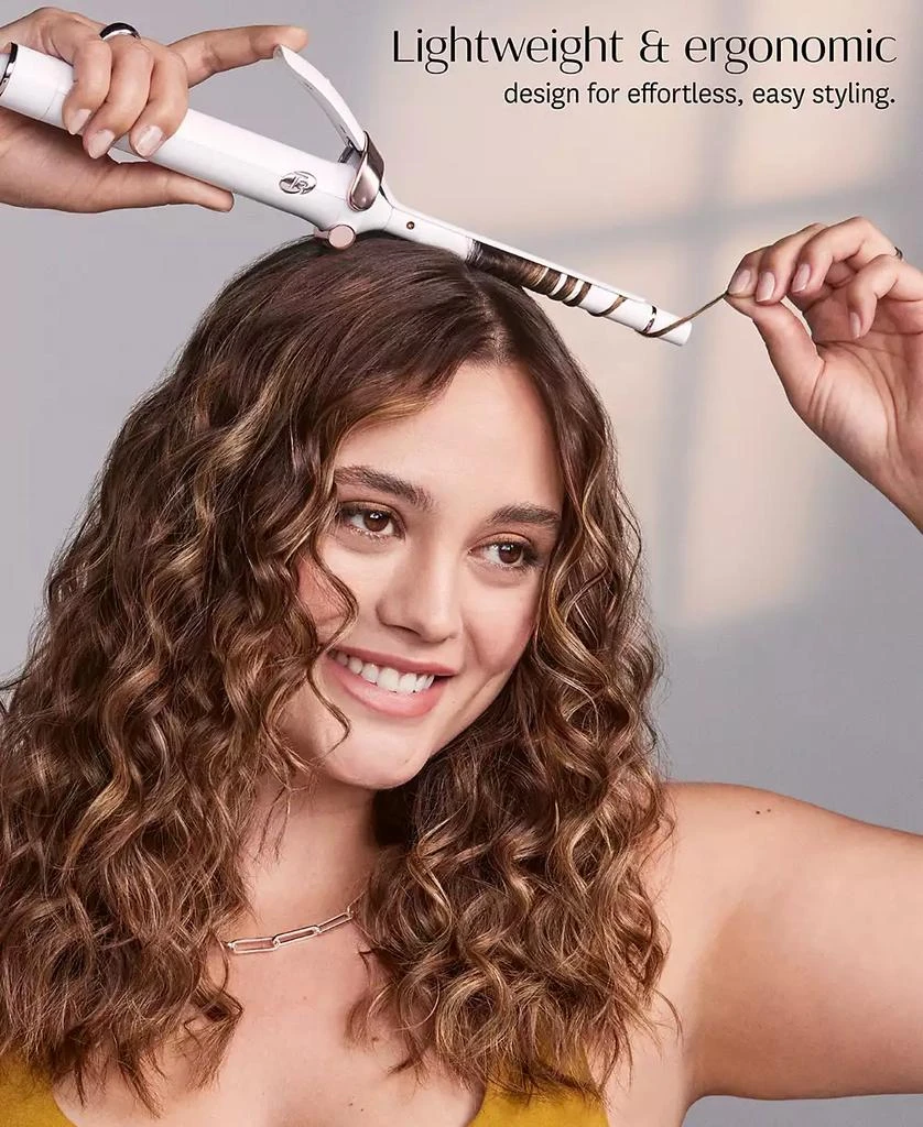 T3 SinglePass Curl ½” Professional Curling Iron Custom Blend Ceramic LongBarrel Curling and Wave Iron 2