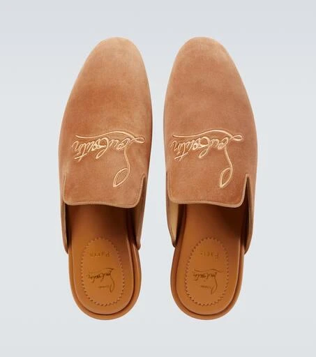 Christian Louboutin Navy Coolito Flat mules 4