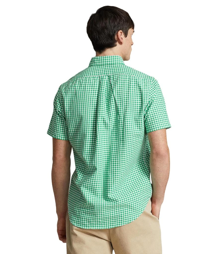 Ralph Lauren Classic Fit Gingham Oxford Short Sleeve Shirt 2