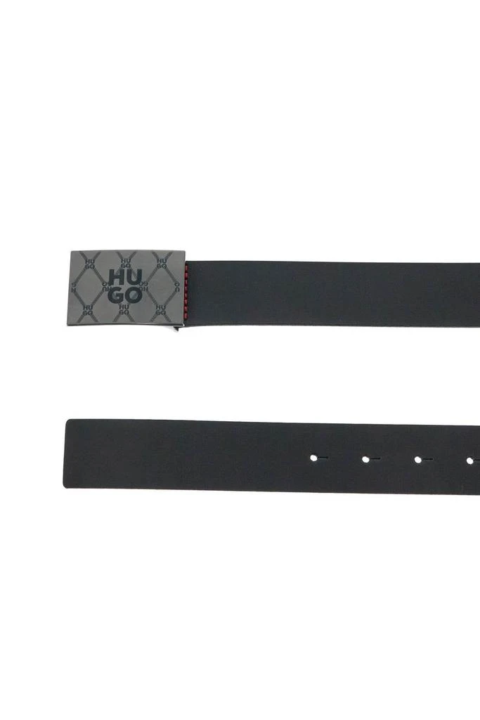 Hugo Boss Hugo Logo Plaque Buckle Belt 2