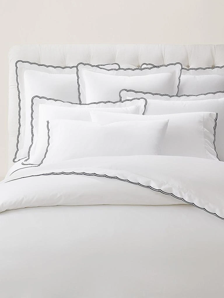 Ralph Lauren Malin Scallop Sateen Flat Sheet 6