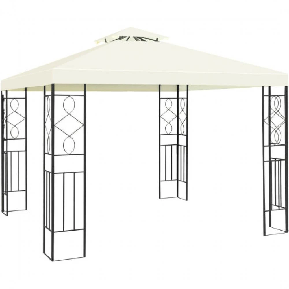 Hivvago 2 Tiers 10 x 10 Feet Patio Gazebo Canopy Tent 1