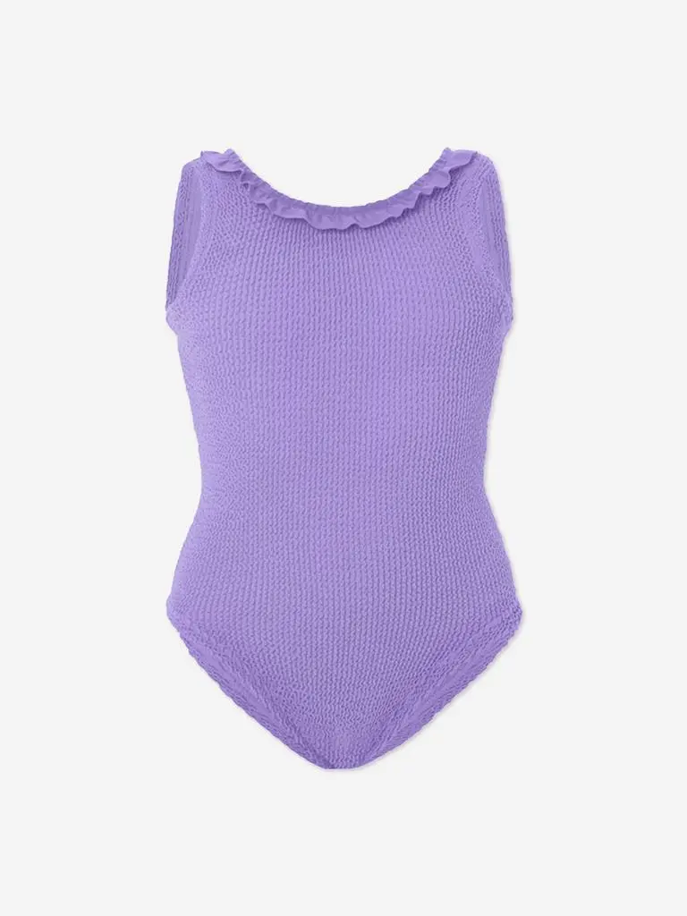 HUNZA G HUNZA G Girls Isla Swimsuit in Purple
