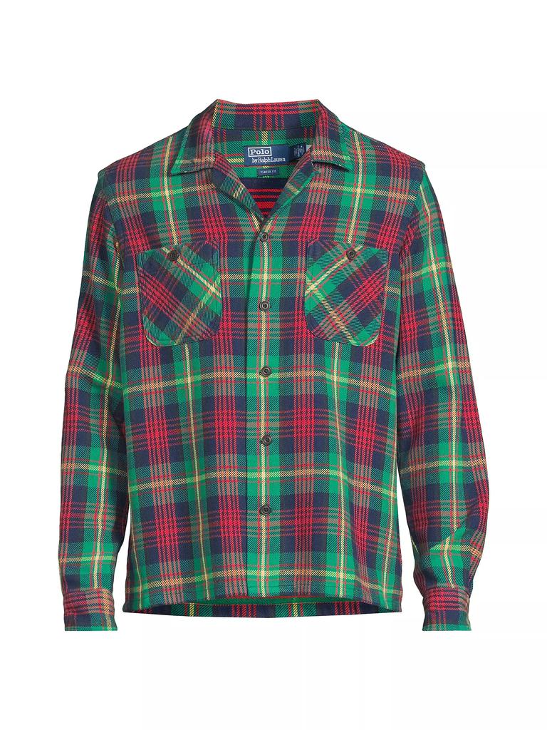 Ralph Lauren Outdoor Flannel Long-Sleeve Camp Shirt