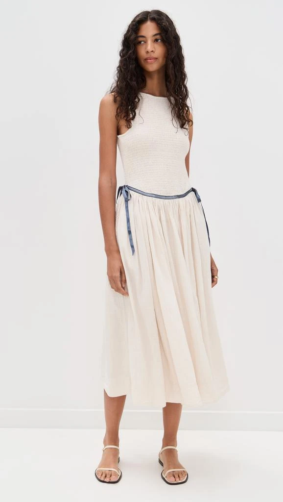 Free People Nightingale Solid Midi Dress 6