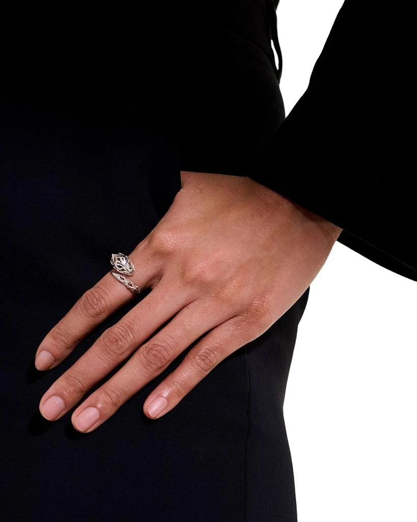 John Hardy Sterling Silver or Yellow Gold Naga Ring 7