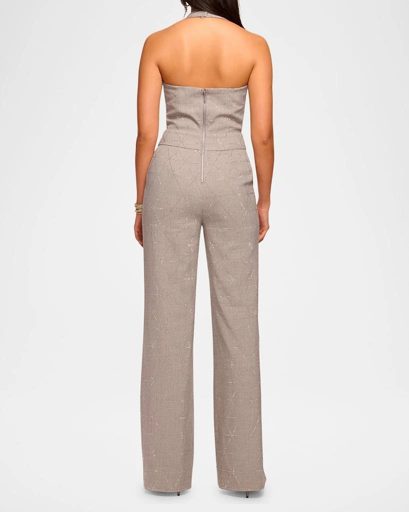 Ramy Brook Cyprus Embellished Halter Jumpsuit 3