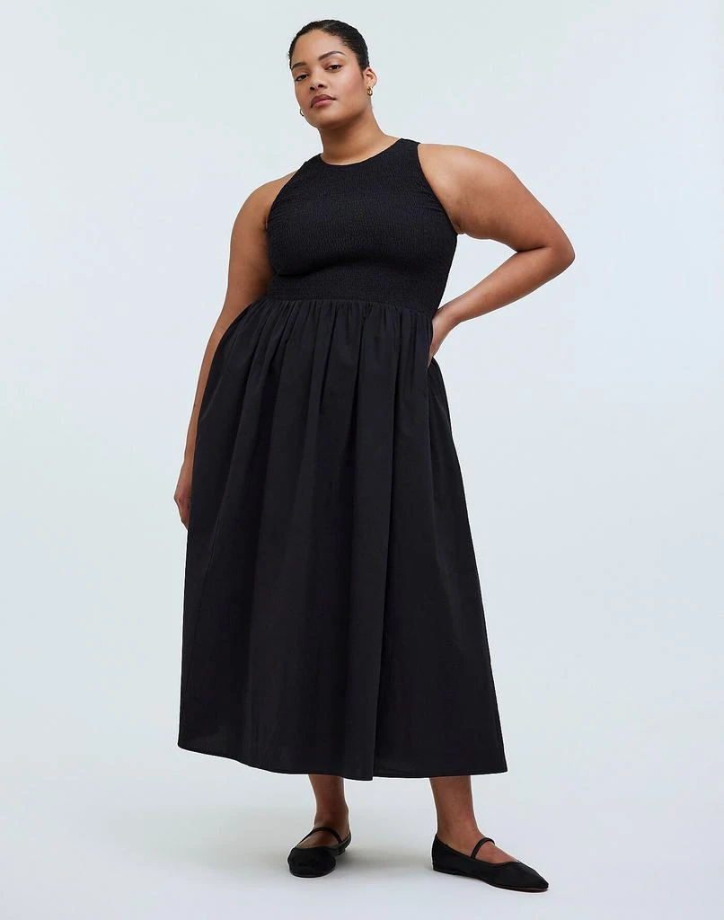 Madewell The Plus Melody Smocked Midi Dress - Compare Prices from 1+ Stores  - BeyondStyle