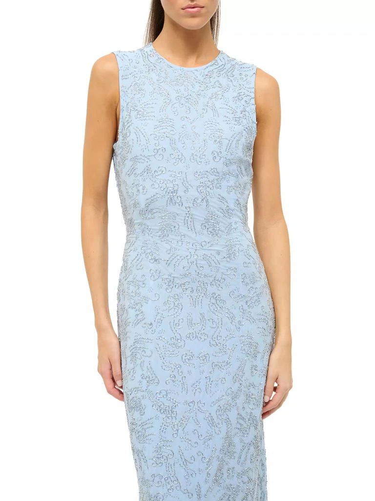 Staud Como Beaded Column Maxi Dress 5