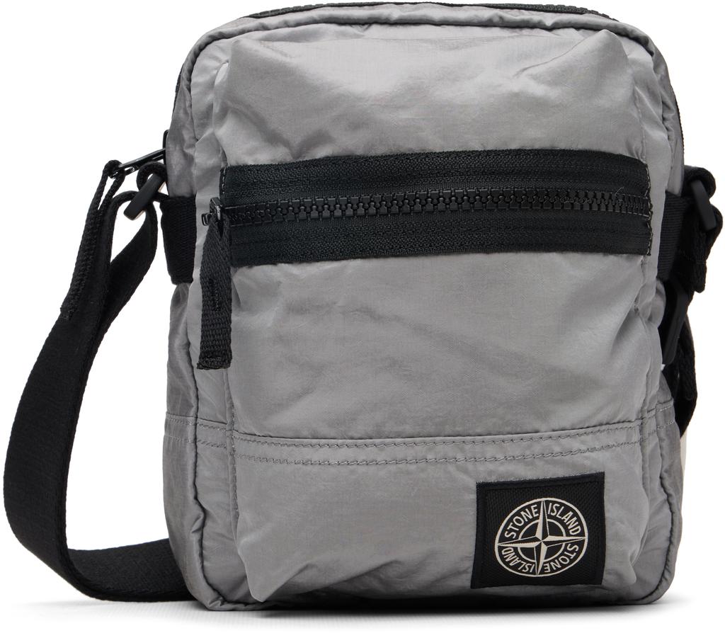 STONE  ポーチバッグ ブラック 9200015 STONE ISLAND - 【再入荷】9200015 / COATED NYLON METAL IN ECONYL