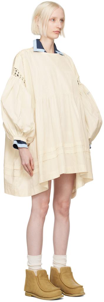 Story mfg. Off-White Mon Minidress
