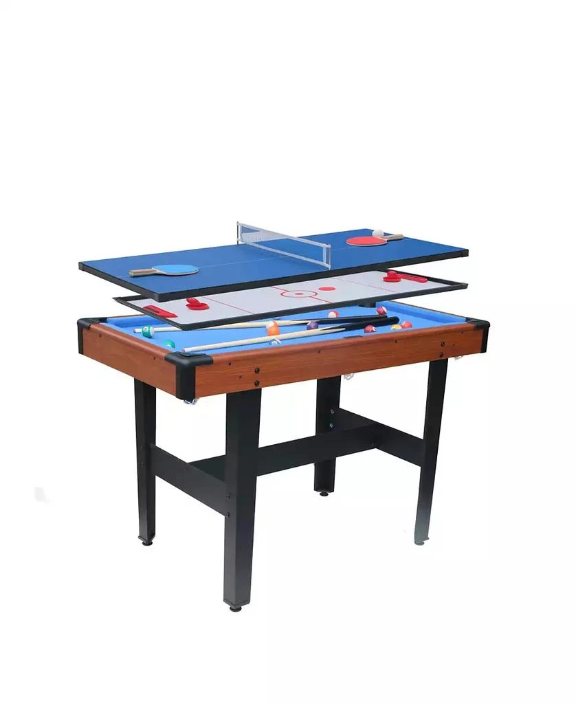 Streamdale Furniture Streamdale 3-in-1 Multifunctional Game Table Billiards, Table Tennis, Air Hockey 1