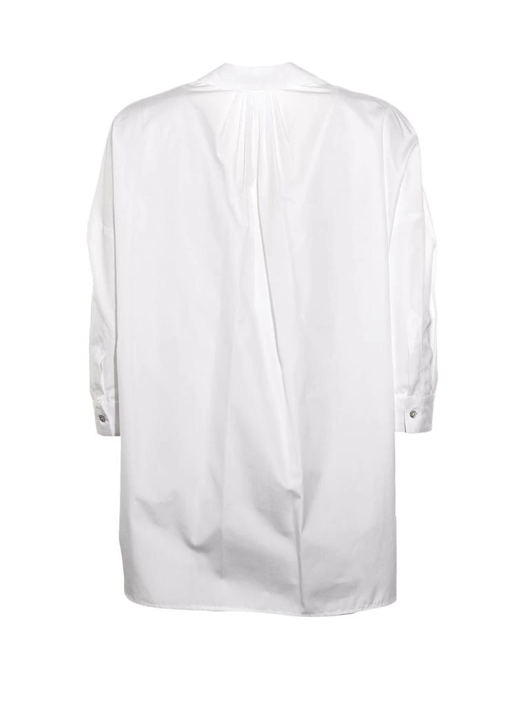 Barba Barba Ruched Detail Collared Top 2