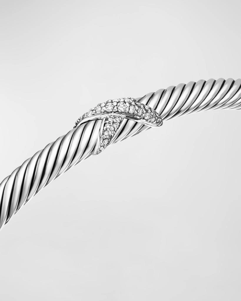 David Yurman X Bracelet with Diamonds 5