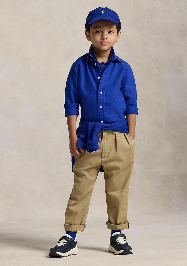 Ralph Lauren Boys 2-7 Garment-Dyed Cotton Oxford Shirt 1
