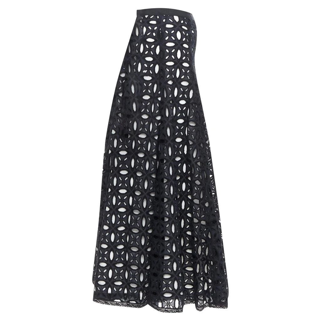 Andrew Gn black white embroidered skirt 4