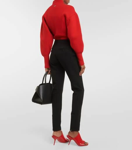 Salvatore Ferragamo Wool-blend gabradine slim pants 3