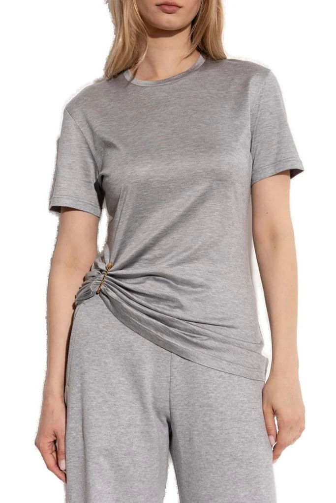 Versace Versace Safety Pin Detailed Short-Sleeved Top 2