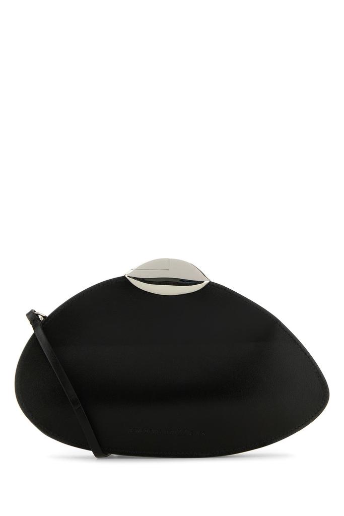 BENEDETTA BRUZZICHES Black leather Belle De Jour clutch