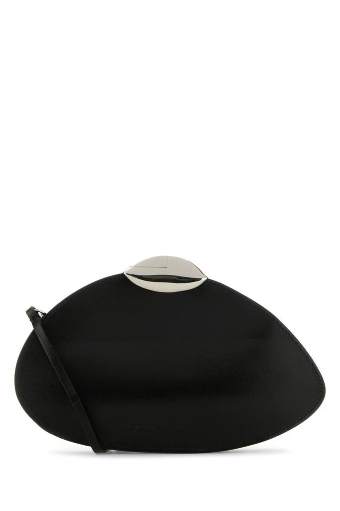 BENEDETTA BRUZZICHES Black leather Belle De Jour clutch 1