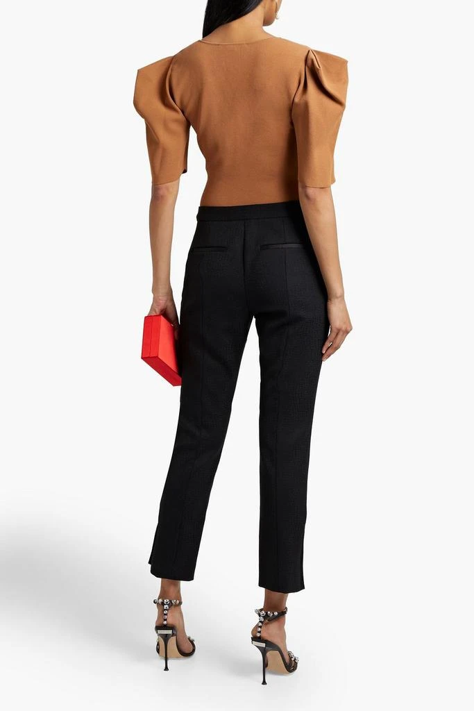 Rachel Zoe Jacquard slim-leg pants 3