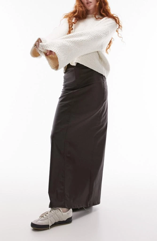 Topshop Denim Maxi Skirt 5