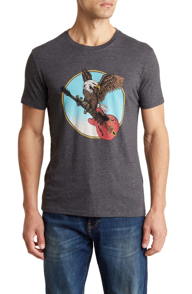 Lucky Brand Eagle Guitar Graphic T-Shirt