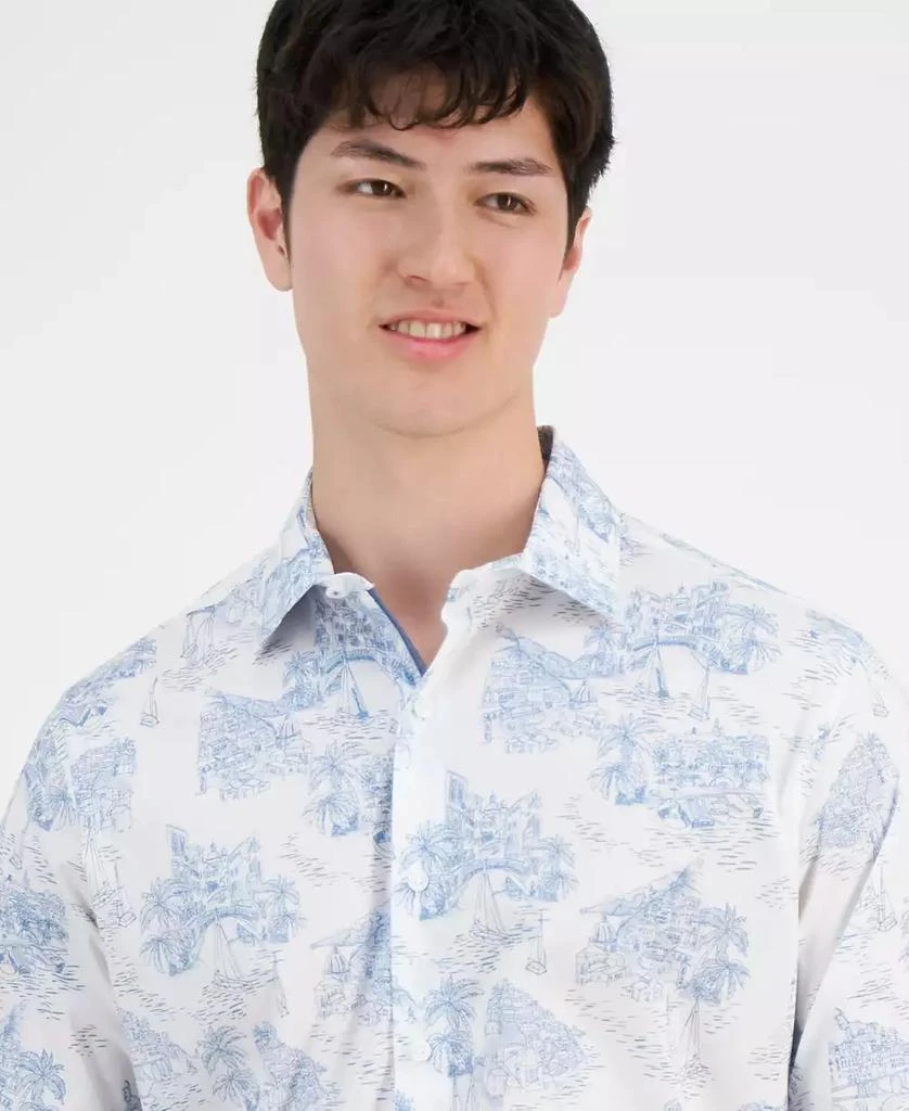 Bar III Men's Slim-Fit Amalfi Scenic Dress Shirt, Created for Macy's 5