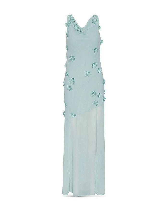 ROTATE Birger Christensen Waterfall Maxi Dress 5
