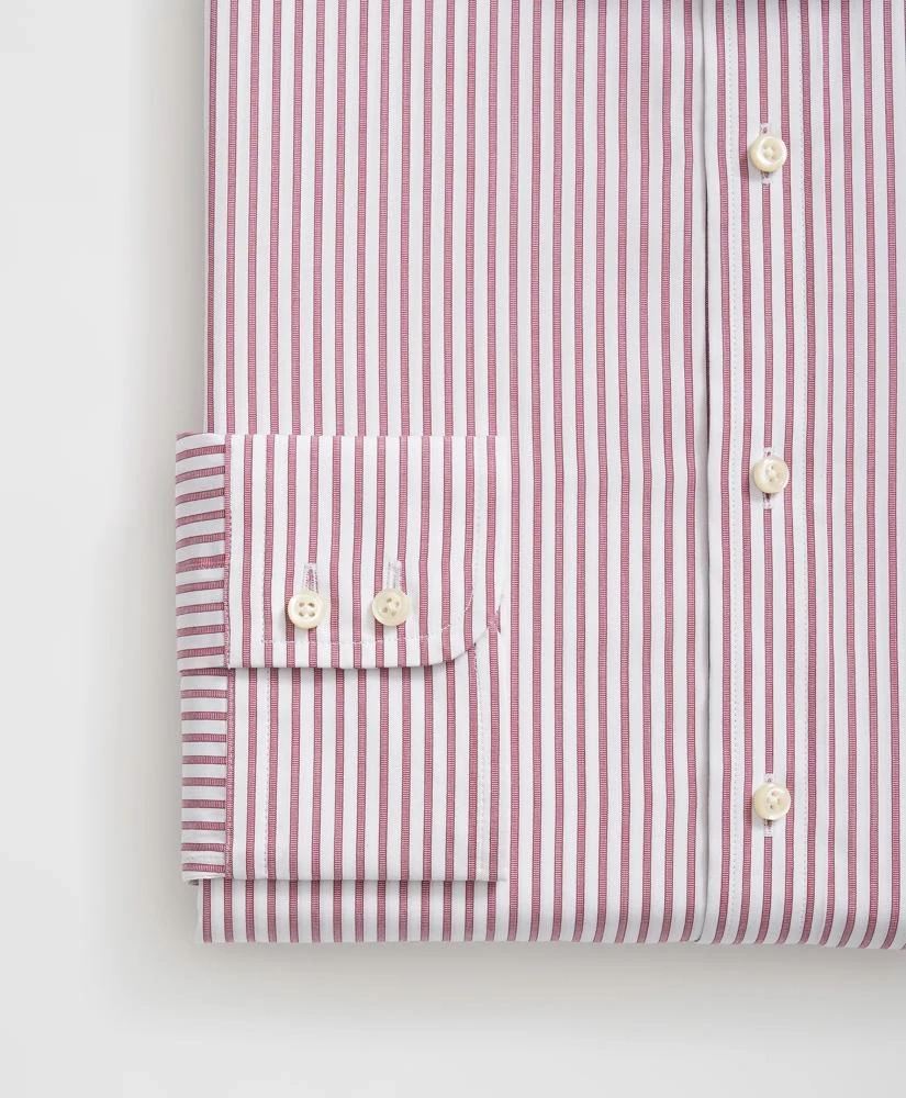 Brooks Brothers Brooks Brothers X Thomas Mason® Cotton English Collar, Striped Dress Shirt 4