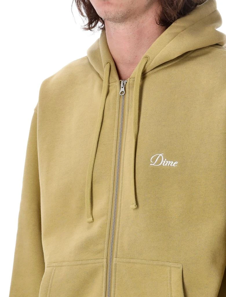 Dime Dime Script Zip Hoodie 3