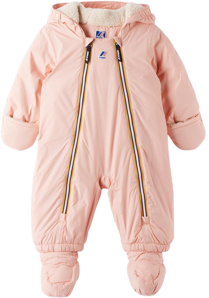 K-Way Baby Pink 3.0 Snotty Orsetto Snowsuit