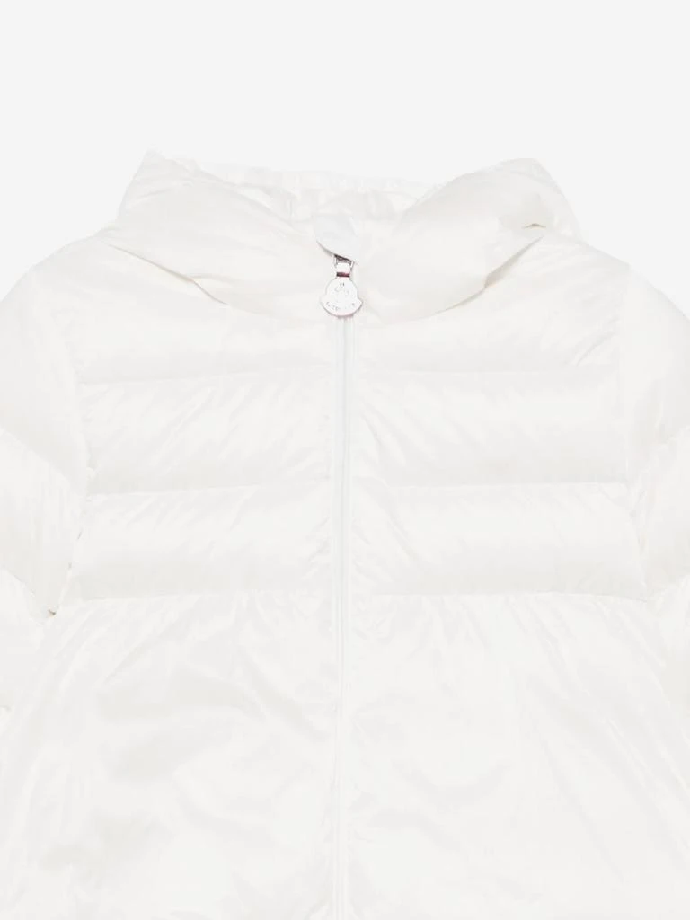 Moncler Moncler Enfant Baby Girls Down Padded Odile Jacket in White 4