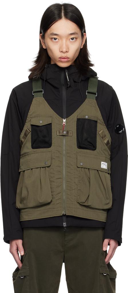 NANGA Khaki Hinoc Ripstop Field Vest