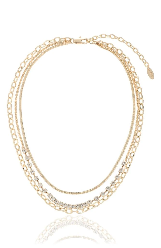 Ettika Jewelry Crystal Layered Chain Necklace 2