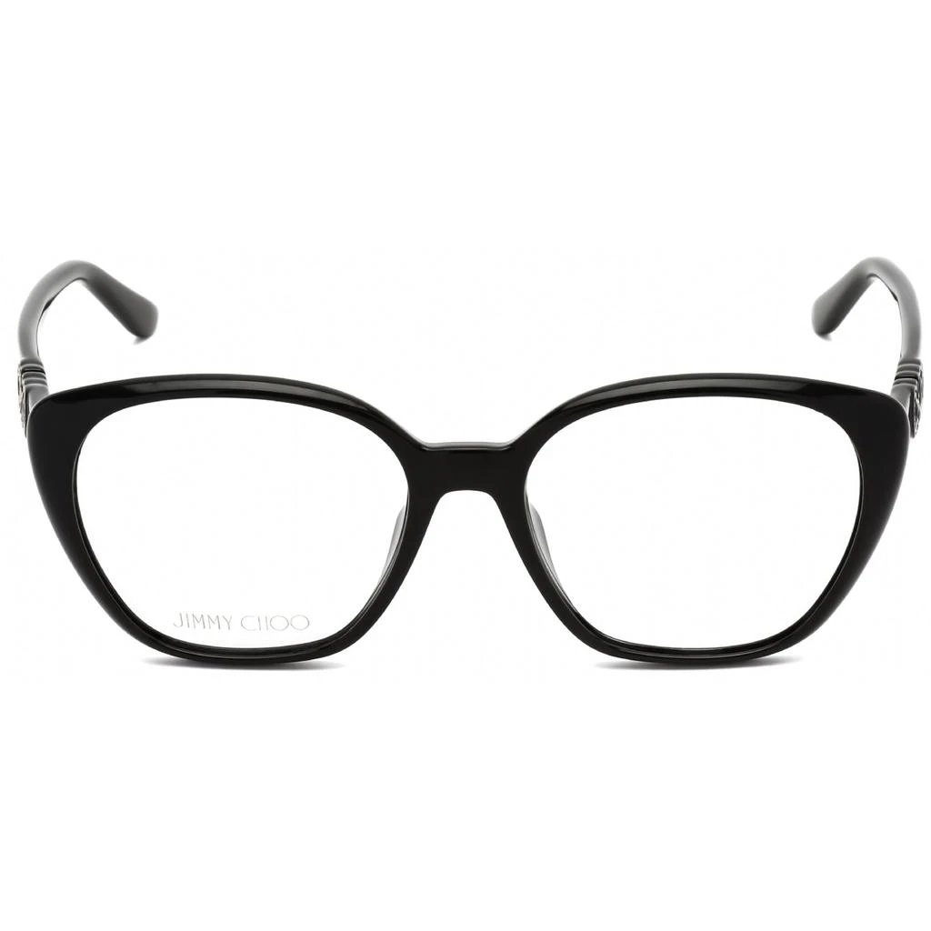 Jimmy Choo Jimmy Choo Women's Eyeglasses - Clear Lens Black Cat Eye Frame | JC 252/F 0807 00 1