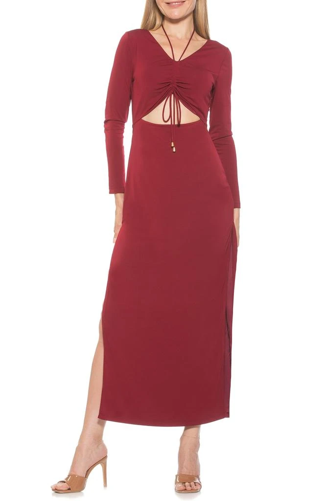 ALEXIA ADMOR Farish Long Sleeve Maxi Dress 1