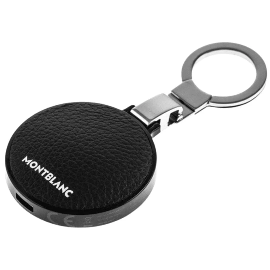 MontBlanc Montblanc Meisterstuck Soft Grain Leather E-tag Key Fob Unisex Keychain 114197 1